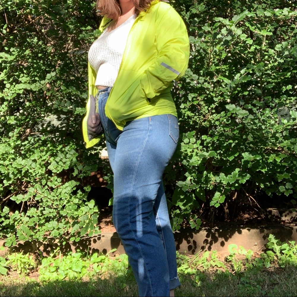 NEON YELLOW WINDBREAKER